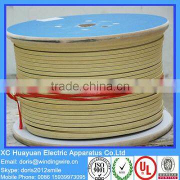 rectangular fiber glass covered wire