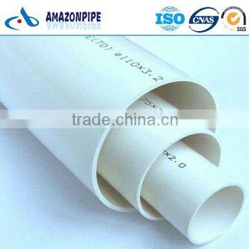 2016 hot sale upvc tubes for draiange/drainage pipe