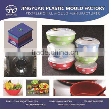 Taizhou OEM factory hot runner bowl mould manufacturing / food bowl mold/plastic injection rice bowl mould/mold maker