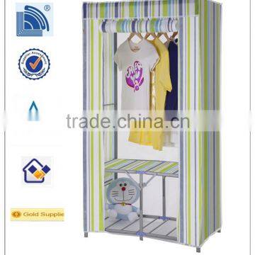 2014 China Factory Supply Oxford Fabric Easy Assembly Wardrobe