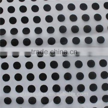 Latest Style Organza Burn Out Lace Fabric, Dot Design Lace Fabric for Women Fashion Dress