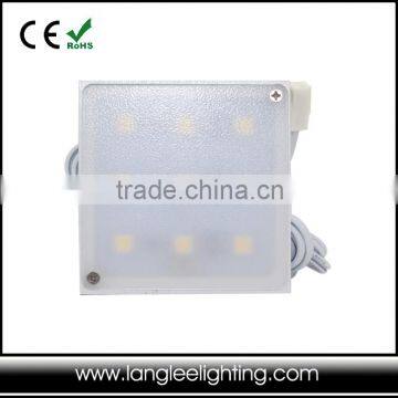 Super Slim 2.5W Cabinet LED Light DC12V Square Shape