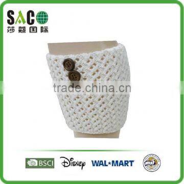 Fashion Mesh Legwarmers With Buttons