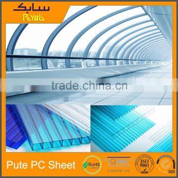 Nautral lighting channel cellular polycarbonate sheet