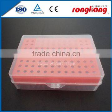 Medical pipette tip box with 96holes