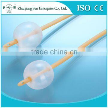 latex foley sterile medical suction catheter with CE / ISO