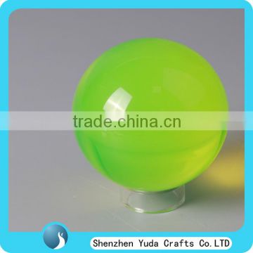 Christmas Promotion Lucky Green Acrylic Solid Ball