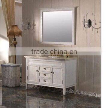 marble top bathroom vanity/ canada style bathroom cabinet/used bathroom vanity cabinet