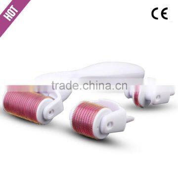 Popular 3in1 plastic body massage roller with 1200 titanium needles microneedle therapy - CTS-1080