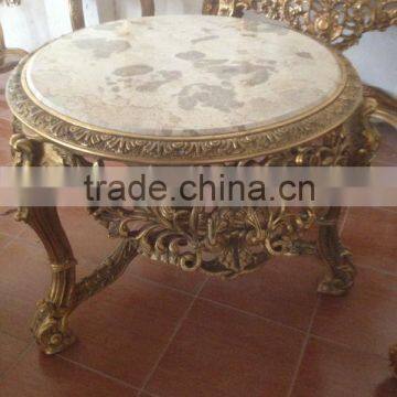 Gold antique entrance table