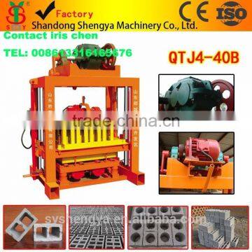 Concrete Block Making Machine QT4-40(Shengya Brand)