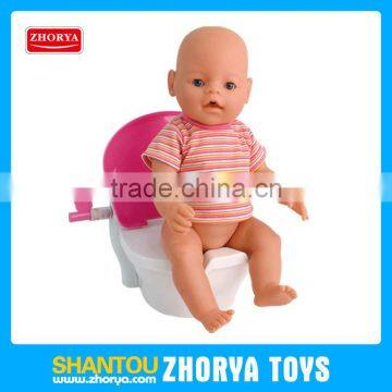 Girl toys Pretend play toys Multi-function musical Closestool toys for doll use