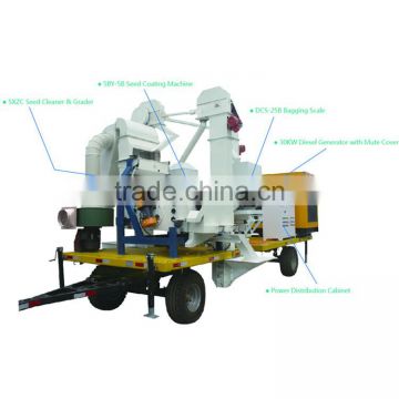 Mobile Seed Processing Line /Seed Cleaning Machine /Seed Treating Machine