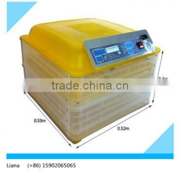 96 eggs incubator make in Chinal, automatic chicken egg incubator and hatching machine,