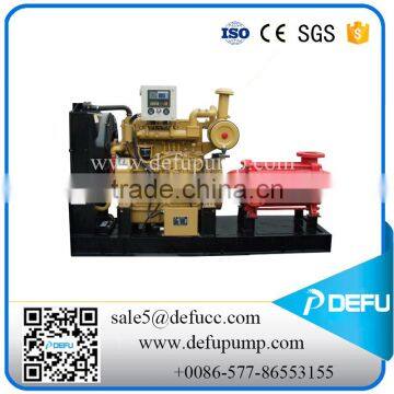 diesel engine driven boiler feed centrifugal water pumps