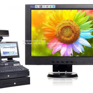 12-inch desktop TFT LED Display with 1024x768 Pixels for PC and POS