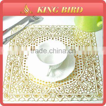 safe material food serving placemats gold placemats