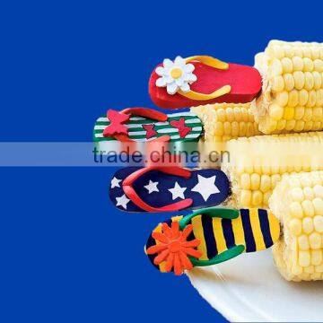 Unique Barbecue Tool Slipper Shaped Sweet Corn Holder