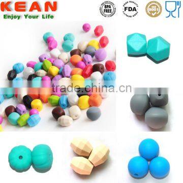 100% BPA Free Silicone Soft Baby Chewable Necklace for Baby Teething photo-2