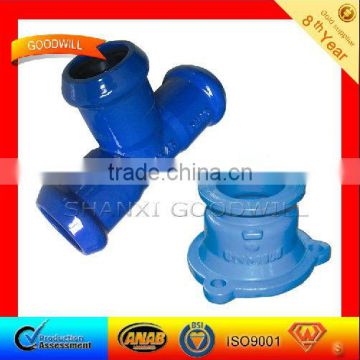 ductile iron 90 degree bends pipe fittings