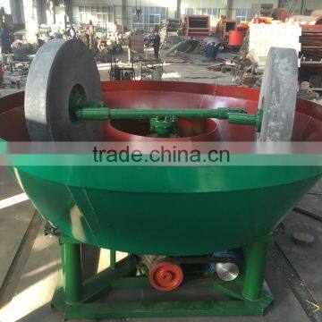 China low price wet pan mill for gold,wet pan edge runner mill for processing gold ore