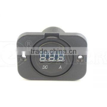 New Marine/Jeep/ Truck/ Caravan 12V-24V 10A Led Digital DC Ammeter Socket photo-2