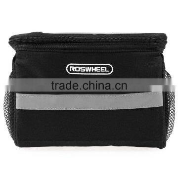 Roswheel Utility Black Bicycle Bag Portable Bike Outdoor Front Frame Tube Handlebar Basket Pannier photo-2