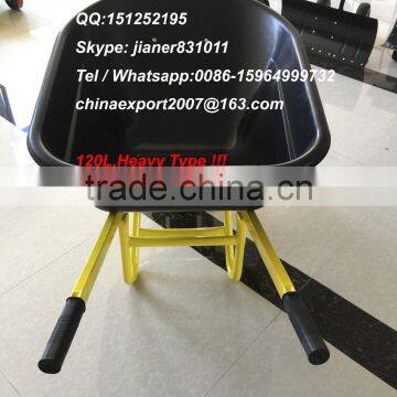 120L High Performance Australia Wheelbarrow With Large Plastic Tray WB8614P photo-3