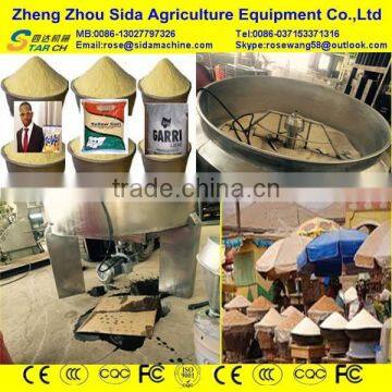 Stainless Steel Gas type Gari Fryer Machinery