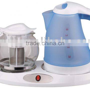 Electric kettle Set 2011 with glass teapot filter water gauge