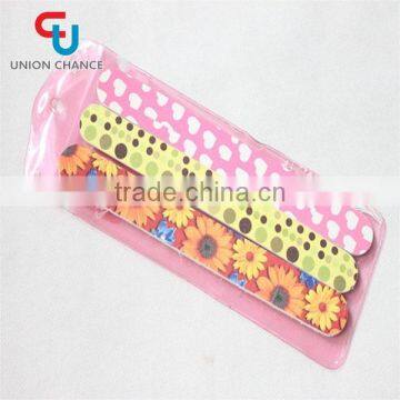 Beauty Care Plastic Nail Files Mix Printing Sand Paper EVA Nail File Wholesale