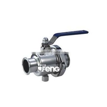 Sanitary Grade Quick-installation Three-pices Ball Valve