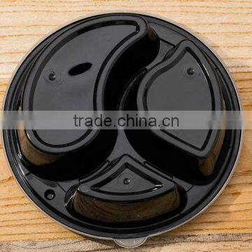 Yoyo Check Now Plastic Food Container Black 3 Compartment photo-2