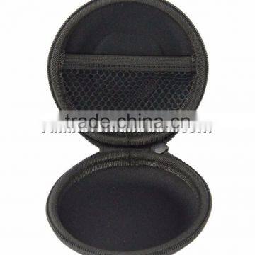 Unique Round PU Eva Earphone Case Eva Earphone Carrying Case photo-3