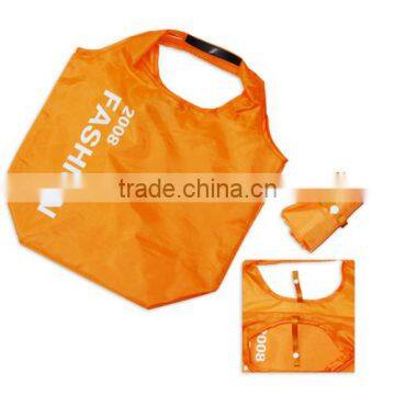 Custom Promotional Nylon Polyester Cute Foldable Shopping Bag for Advertising photo-2