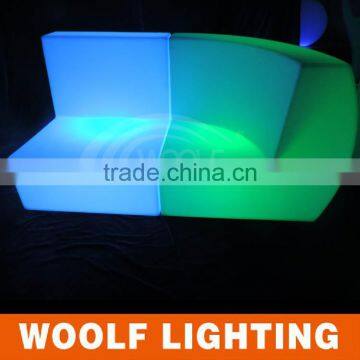 Single Corner and Straight LED Color Light Up Sofa photo-4