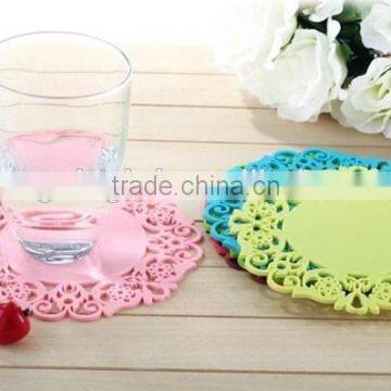 Silicone Cup Pot Grill Lace Mat Pads Tripod Custom Design Induction Cooker Suitable photo-2