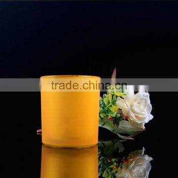 Latest Hot Selling Exporting Carton Manufacturer Colored Candle Jars Glass photo-4