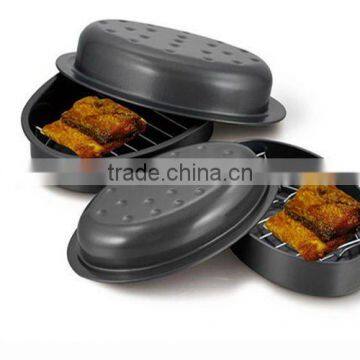 Non-stick oval roaster pot , baking pot,Non-stick pot set