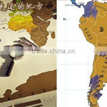 CT-483 Factory Supply Creative World Map for Promotion Worldwild Travel Map photo-5