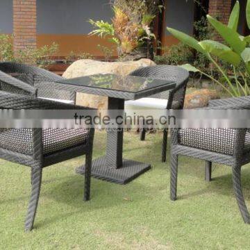 Garden Rattan Dining Table And Chairs For Outdoor