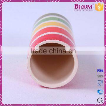 Home Decorative Beautiful Round Tall Ceramic Vase photo-2