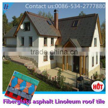 Hot sale roof tile, cheap red roofing shingle, Fiberglass asphalt shingle manufacturer