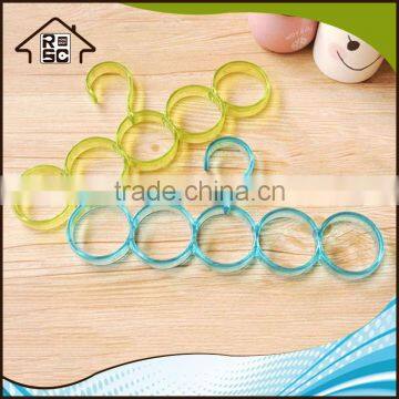 NBRSC Multi-function Plastic Scarf Hanger 5 Holes Scarf Hangers Towel Hanging Closet Organiser photo-5
