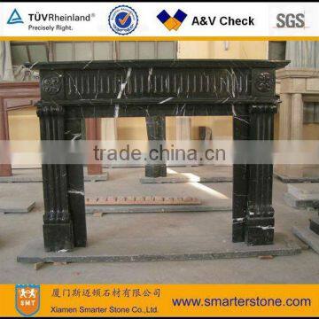 Black Marble Electrical Fireplace