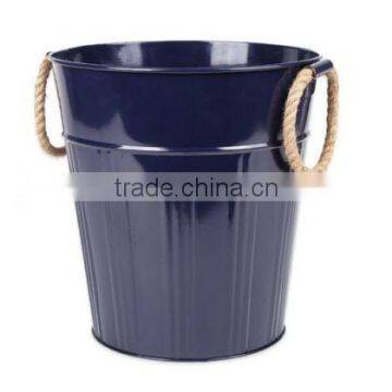 New Asbury Metal Wastebasket in Colorful , Metal Trash Can, Garbage Steel Waste Bin photo-2