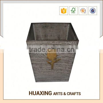 Best handmade wooden flower pot planter with low price