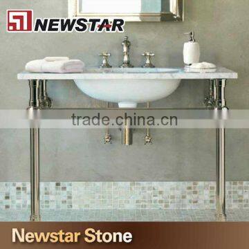 Stainless Steel Double Vanity Sink Base photo-2
