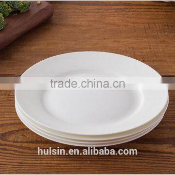 Wholesale very cheap china porcelain plain white dinner plate