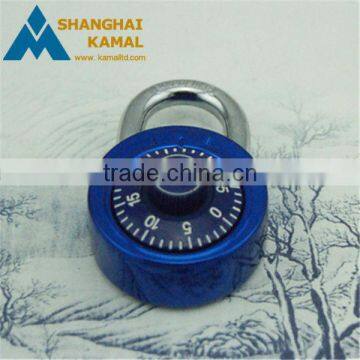 Round combination locks